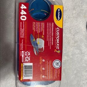 Dr. Scholl's Custom Fit 440 Orthotic Inserts - Red and Blue